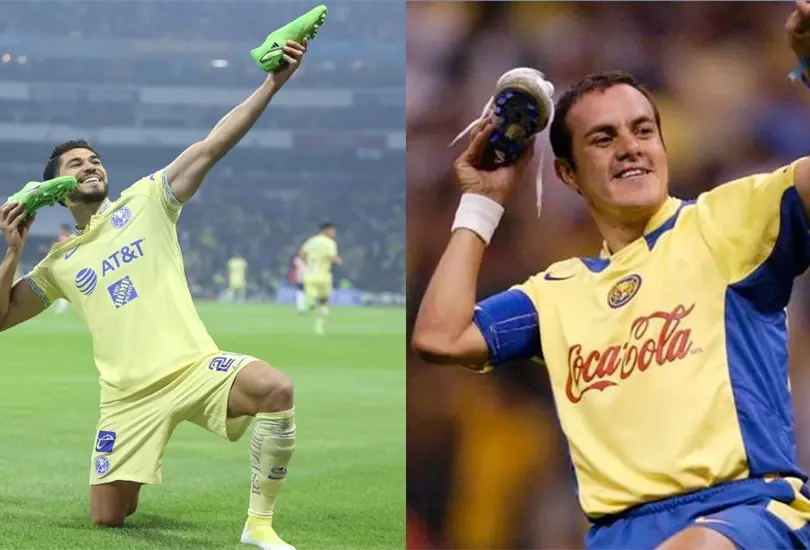 Cuauht&eacute;moc Blanco felicit&oacute; a Henry Mart&iacute;n por su gol en el Cl&aacute;sico Nacional