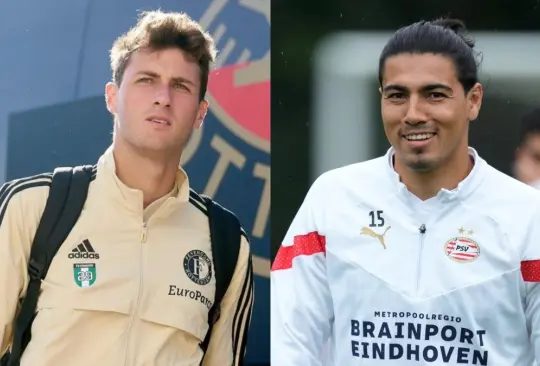 Erick Gutiérrez venció a Santiago Giménez en el PSV vs Feyenoord