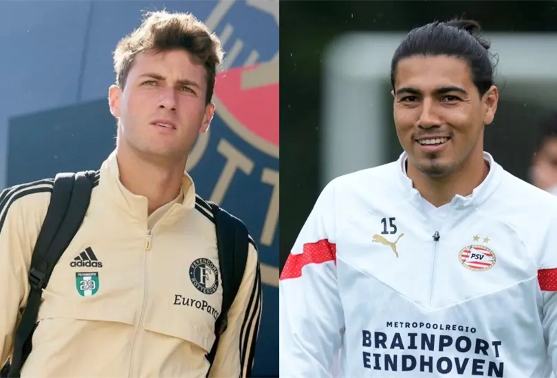 Erick Gutiérrez venció a Santiago Giménez en el PSV vs Feyenoord Erick Gutiérrez venció a Santiago Giménez en el PSV vs Feyenoord
