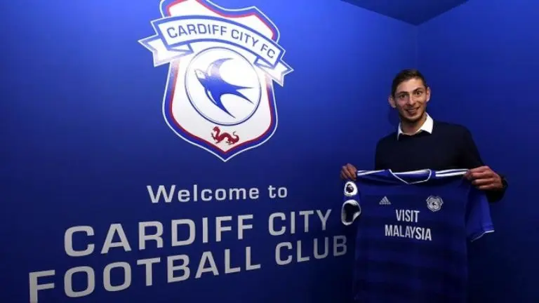Emiliano Sala fichó por el Cardiff de Gales. Foto: <br>@EmilianoSala1