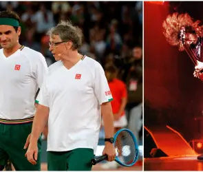 Roger Federer, el tenista que jugó con Bill Gates y es fan de AC/DC