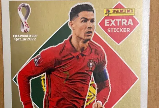 Una estampa de Cristiano Ronaldo del álbum Panini se vende hasta en 19 mil pesos mexicanos. 