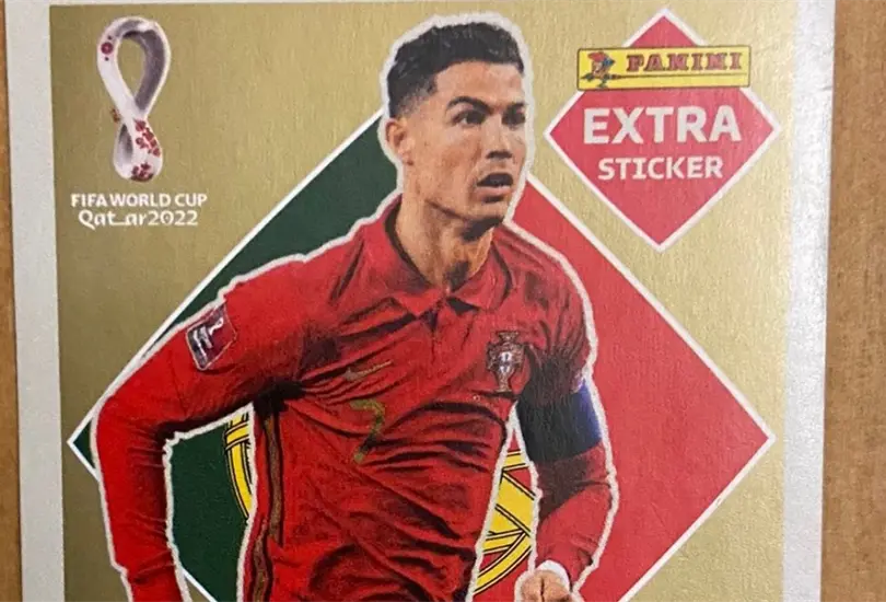Una estampa de Cristiano Ronaldo del &aacute;lbum Panini se vende hasta en 19 mil pesos mexicanos. 