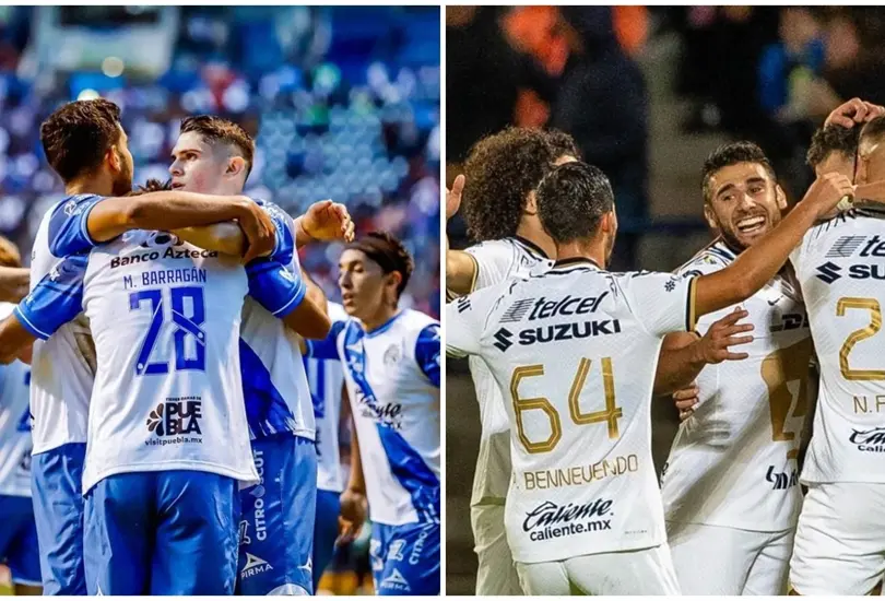 Puebla y Pumas necesitan el triunfo. 