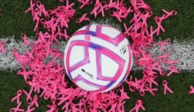 El balón rosa será utilizado en los partidos de la Liga MX varonil, femenil y Liga de Expansión. Foto: Captura de pantalla.