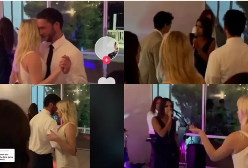 La boda no tuvo un final feliz, luego de que la vocalista se vengó de su exnovio frente a la vista de todos sus invitados. La boda no tuvo un final feliz, luego de que la vocalista se vengó de su exnovio frente a la vista de todos sus invitados.