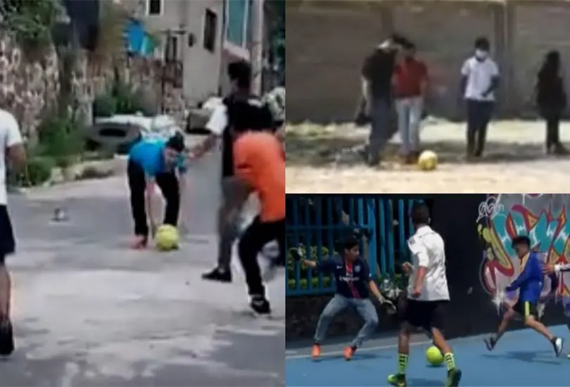Las cascaritas de futbol son muy comunes en todos los barrios del mundo.