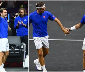 Entre lágrimas, Roger Federer se despide del tenis a lado de su amigo Rafael Nadal