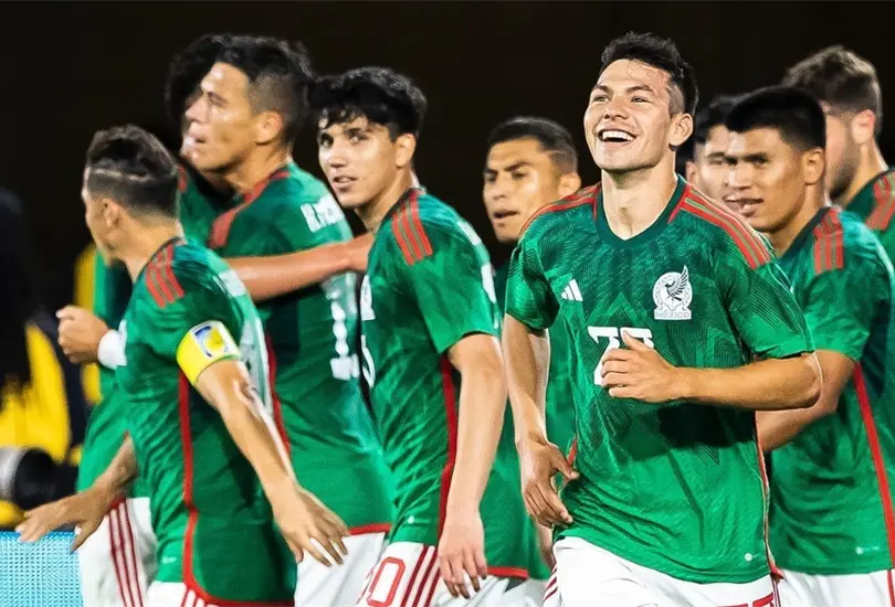La Selección Mexicana celebra el gol del Chucky Lozano a Perú. La Selección Mexicana celebra el gol del Chucky Lozano a Perú.