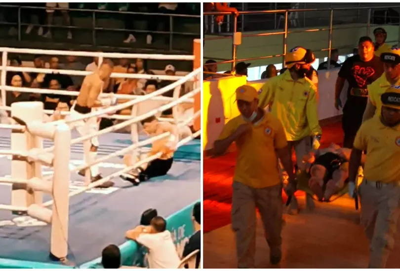 Boxeador colombiano termina en coma tras sufrir nocaut en Colombia. Boxeador colombiano termina en coma tras sufrir nocaut en Colombia.
