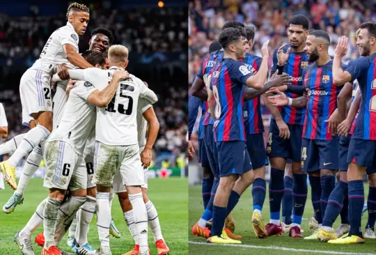 Real Madrid y Barcelona se enfrentarán en el Clásico Español