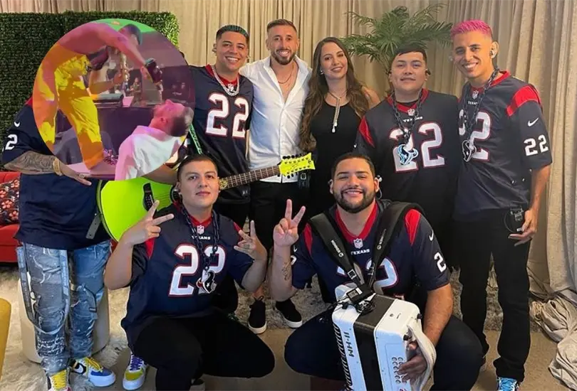 H&eacute;ctor Herrera fue el invitado de lujo de Grupo Firme en el concierto que dieron en Houston