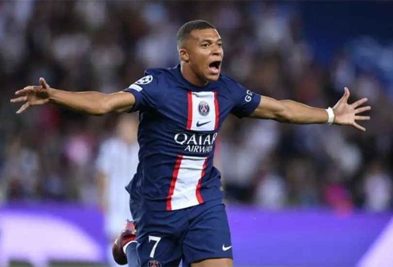 Kylian Mbapp&eacute; registr&oacute; una noche m&aacute;gica en el duelo del PSG contra la Juventus.