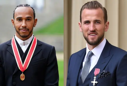 Sir Lewis Hamilton y Harry Kane han sido reconocidos por la Reina Isabel II