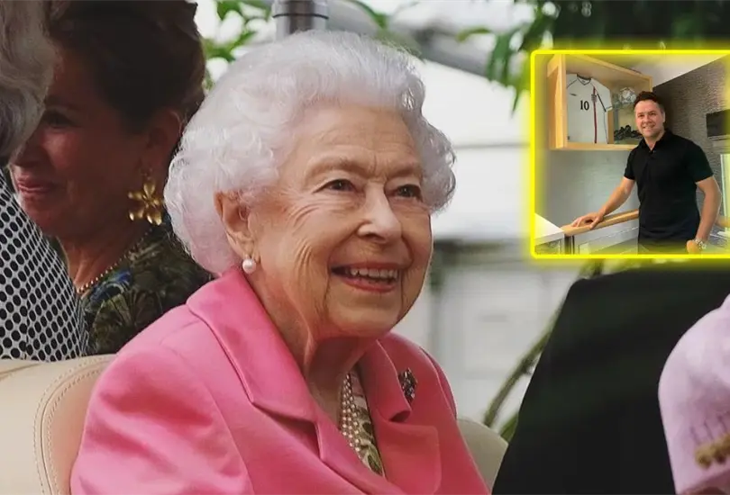 La Reina Isabel II registr&oacute; una situaci&oacute;n con el futbolista ingl&eacute;s en el elevador real.