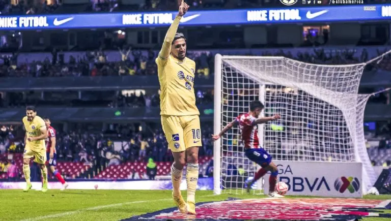 América en su duelo ante San Luis. @ClubAmerica