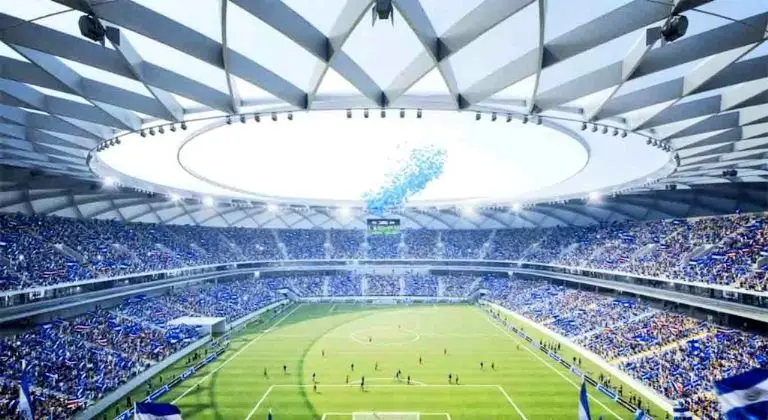 Imágenes conceptuales del Estadio Nacional de El Salvador