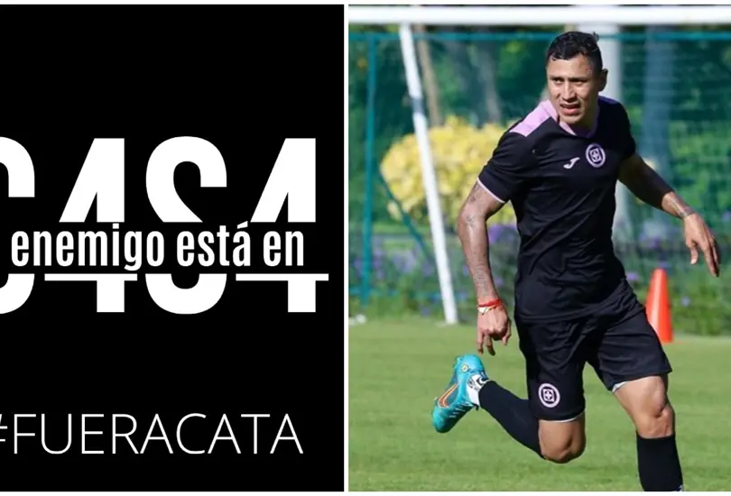 Aficionados explotaron en las redes sociales por la resoluci&oacute;n de la Liga MX y Cruz Azul por el Cata Dom&iacute;nguez y viralizaron el #FueraCata
