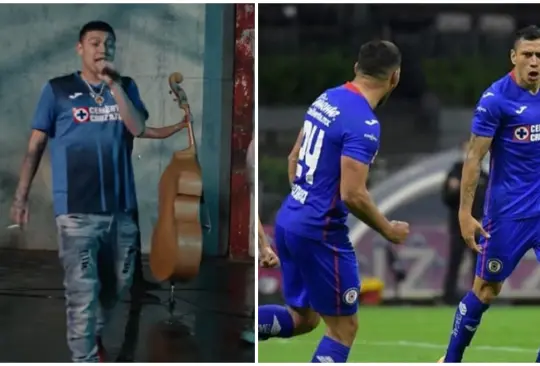 Un famoso cantante estrenó su video musical de un narcocorrido con el jersey de Cruz Azul y lo ligan con la polémica del Cata Domínguez.