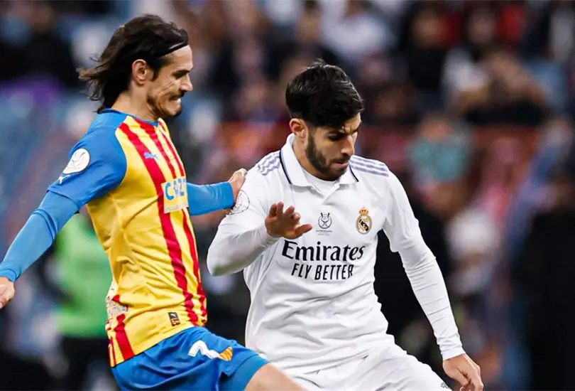 El Real Madrid sufri&oacute; de m&aacute;s para vencer al Valencia en el primer encuentro de la Supercopa de Espa&ntilde;a donde Courtois fue la figura.