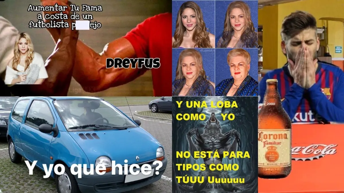 Los memes estallaron luego de la canción de Shakira hacia Gerard Piqué.