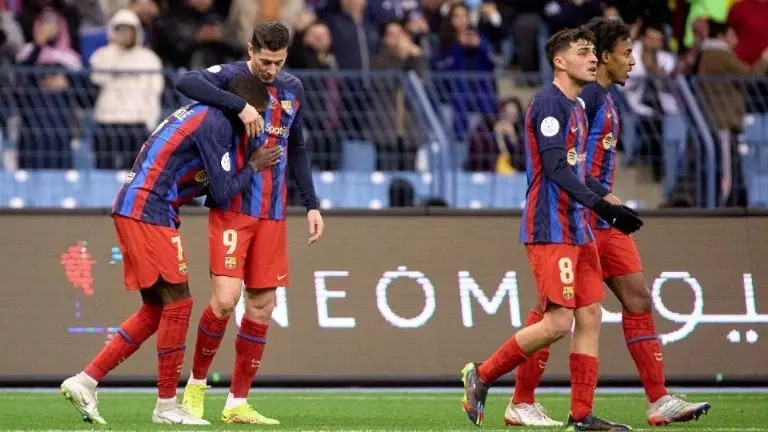 El Barcelona sufrió para llegar a la Final de la Supercopa de España. Foto: Archivo Referee.