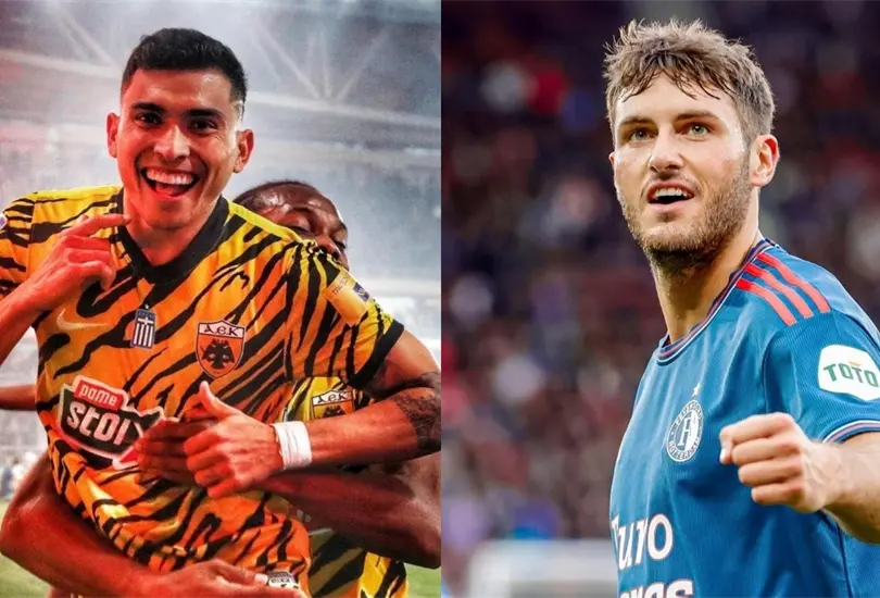 Orbel&iacute;n Pineda y Santiago Gim&eacute;nez anotaron en los triunfos del AEK y Feyenoord