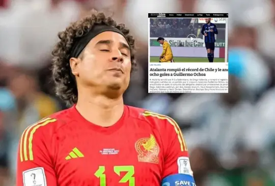 Guillermo Ochoa fue objeto de burla de un medio en Chile