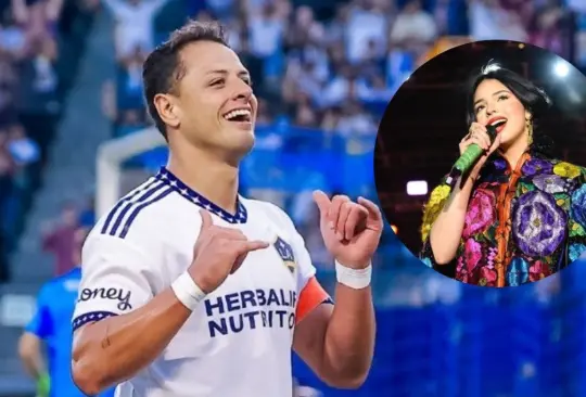 Chicharito aceptó que Ángela Aguilar es una de sus cantantes favoritas y la llenó de elogios. 