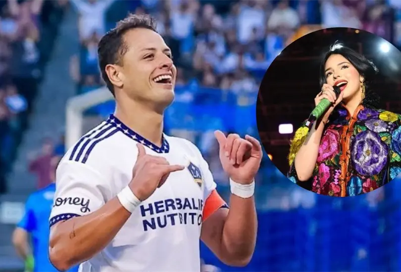Chicharito acept&oacute; que &Aacute;ngela Aguilar es una de sus cantantes favoritas y la llen&oacute; de elogios. 