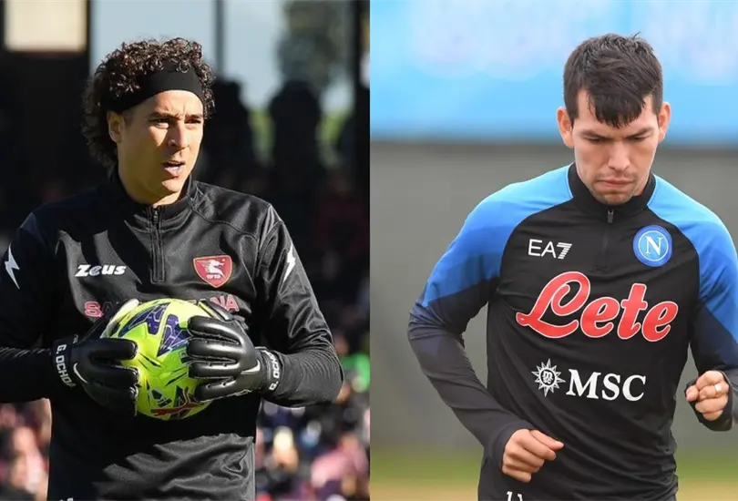 Guillermo Ochoa e Hirving Chucky Lozano se enfrentarán en el Salernitana vs Napoli Guillermo Ochoa e Hirving Chucky Lozano se enfrentarán en el Salernitana vs Napoli