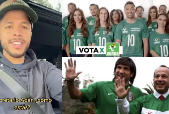 Varios futbolistas mexicanos han prestado su imagen para campañas políticas.