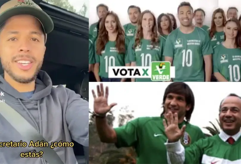 Varios futbolistas mexicanos han prestado su imagen para campa&ntilde;as pol&iacute;ticas.