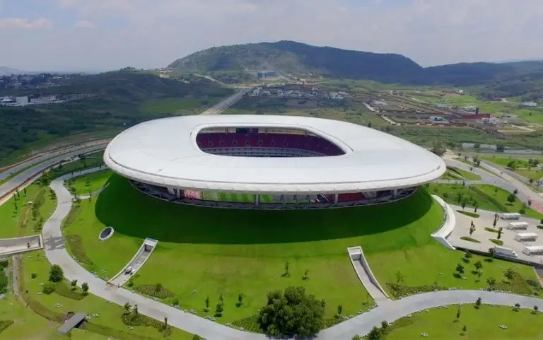 Toma aérea del Estadio Akron - Estadio Akron