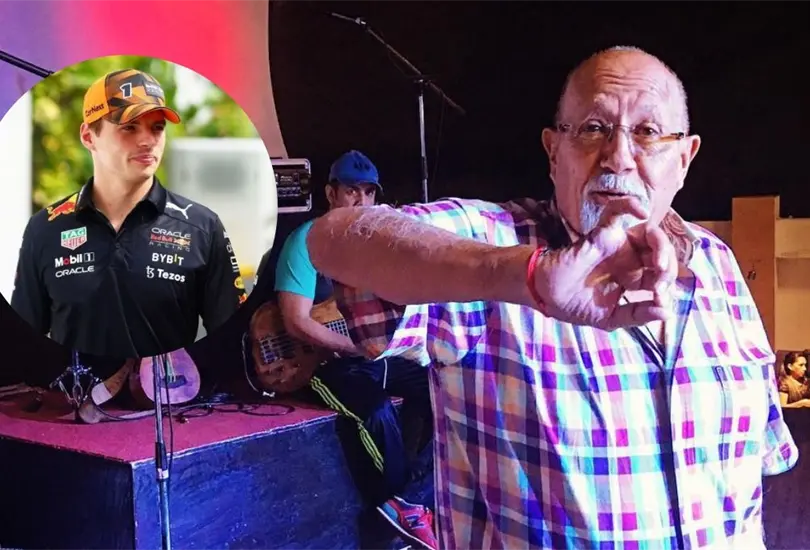 Polo Polo en una ocasi&oacute;n defendi&oacute; al Checo P&eacute;rez de la postura de Max Verstappen en el GP de Brasil.