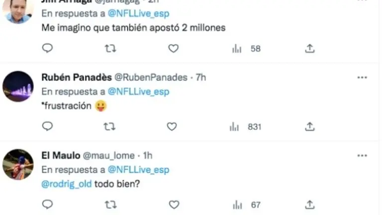 Tuits de reacción al video del aficionado que rompe la televisión.