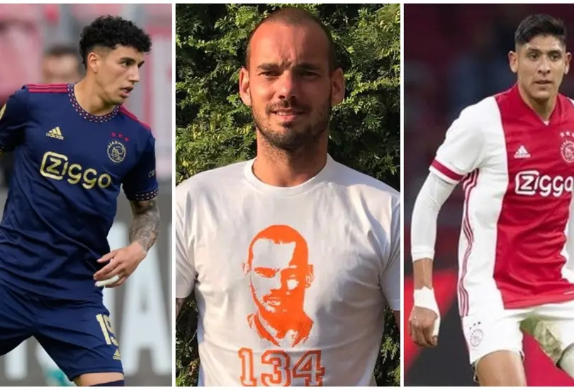 Wesley Sneijder volvió a crear polémica después de que lanzó duras críticas a Edson Álvarez y Jorge Sánchez tras los últimos resultados del Ajax. Wesley Sneijder volvió a crear polémica después de que lanzó duras críticas a Edson Álvarez y Jorge Sánchez tras los últimos resultados del Ajax.
