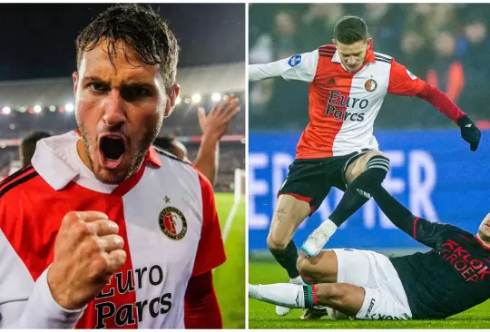 Santiago Giménez tuvo una destacada participación con el Feyenoord después de que fuera titular y provocara un penal para seguir siendo líderes de la Eredivisie.