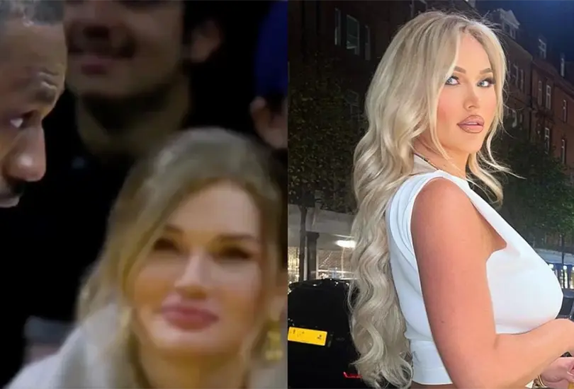 Sophie ONeill fue la mujer que coquete&oacute; con LeBron James en pleno partido.