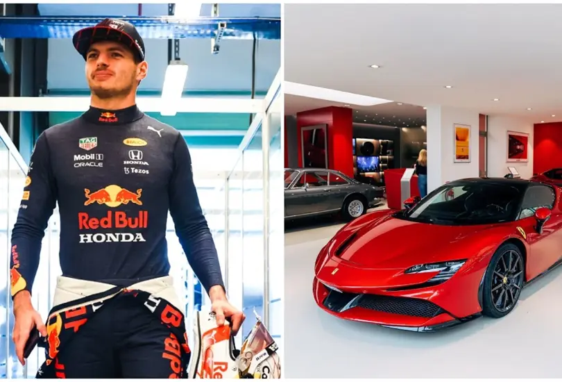 Max Verstappen sorprendió a los aficionados a la F1 al adqurir un lujoso Ferrari que está valuado en miles de euros. Max Verstappen sorprendió a los aficionados a la F1 al adqurir un lujoso Ferrari que está valuado en miles de euros.