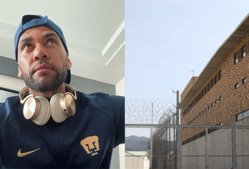 Dani Alves pasa sus d&iacute;as encerrado en una celda de una de las c&aacute;rceles de Catalu&ntilde;a.