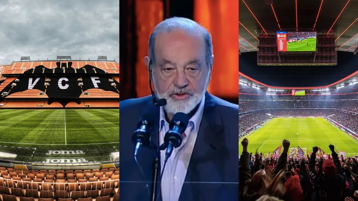Carlos Slim ha tenido relación directa con la construcción de varios estadios reconocido en el futbol de Europa.