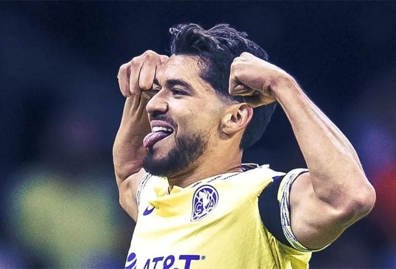 Henry Martín celebra su doblete ante Mazatlán. Henry Martín celebra su doblete ante Mazatlán.