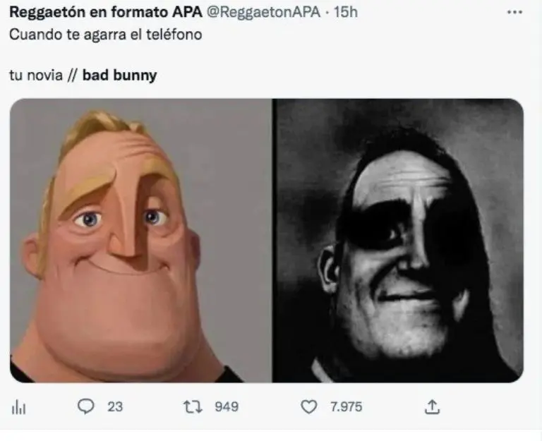 Memes Bad Bunny 2023. Foto: Captura de pantalla.