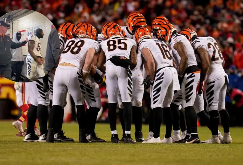 Un jugador de los Cincinnati Bengals mostró su frustración por el castigo que marcaron en contra de Joseph Ossai Un jugador de los Cincinnati Bengals mostró su frustración por el castigo que marcaron en contra de Joseph Ossai