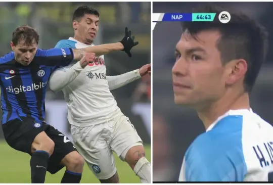 El Chucky Lozano no pudo hacer la diferencia en el marcador para que el Napoli no cayera ante el Inter de Milán en el regreso de la Serie A. 