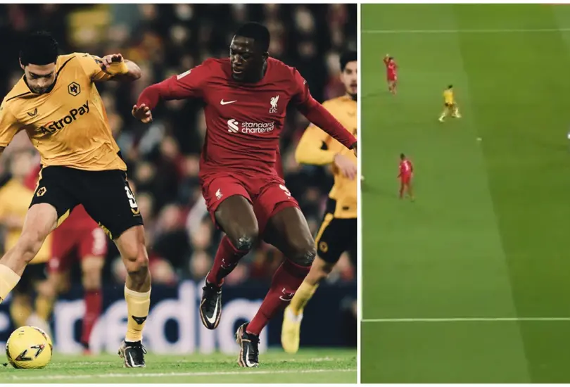 Ra&uacute;l Jim&eacute;nez tuvo su primera titularidad en el 2023 con los Wolves y provoc&oacute; un ins&oacute;lito error de Alisson Becker en el juego ante el Liverpool.