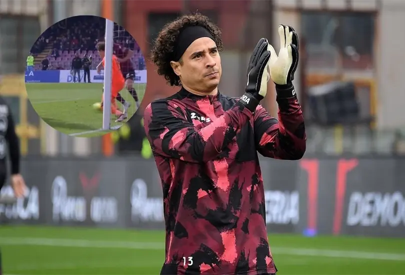 Guillermo Ochoa se luci&oacute; con varias tajadas en el Salernitana vs Torino
