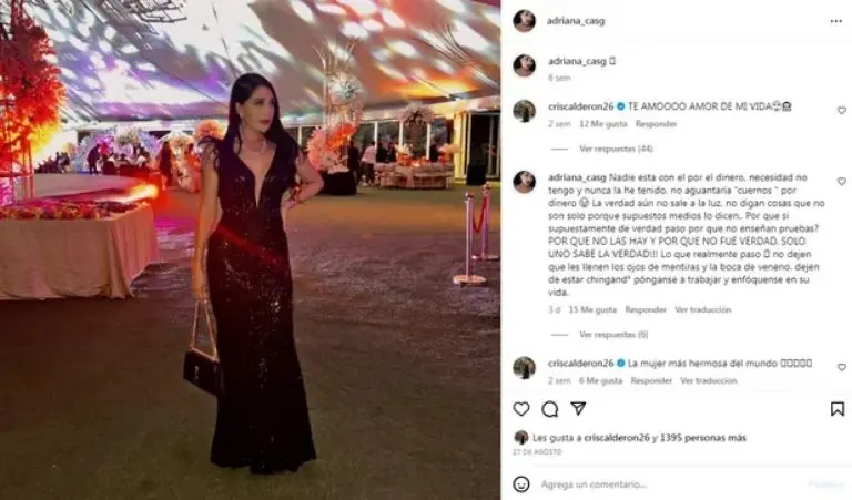Adriana Castillo defendió a Chicote Calderón en redes sociales y 'amenazó' a Chivas - Captura