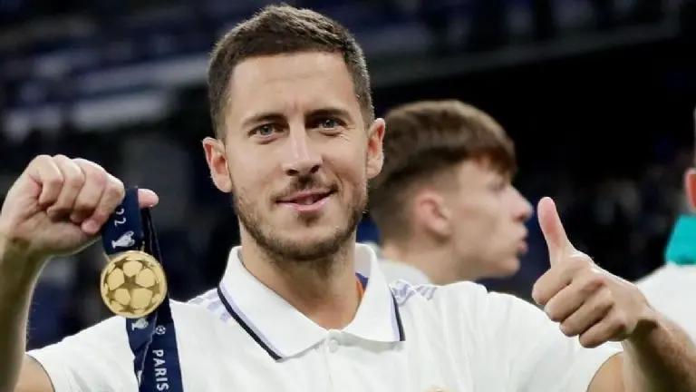 El belga no pudo brillar como merengue. (Instagram - Eden Hazard)